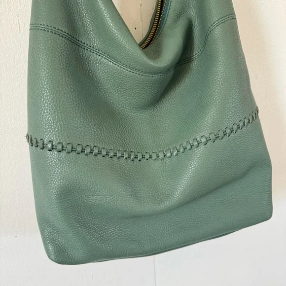 HOBO Entwine Bag Shoulder Purse Slouchy Leather Meadow Sage Green Casual Sheila - Picture 13 of 13